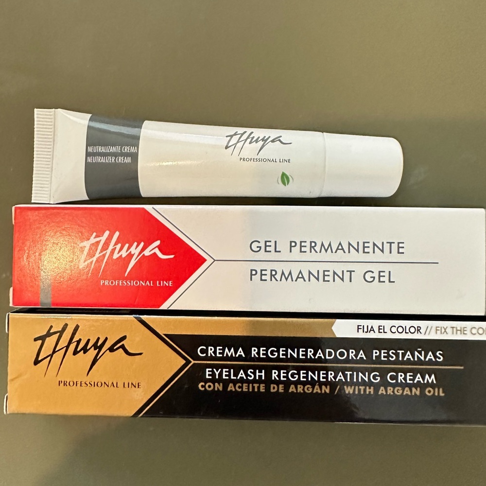 Eyelash Regenerating Cream and Permanent Gel Set